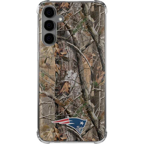NFL New England Patriots Realtree AP Camo Galaxy S24 Plus Clear Case