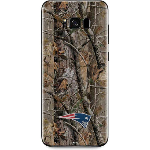 NFL New England Patriots Realtree AP Camo Galaxy S8 Plus Skin