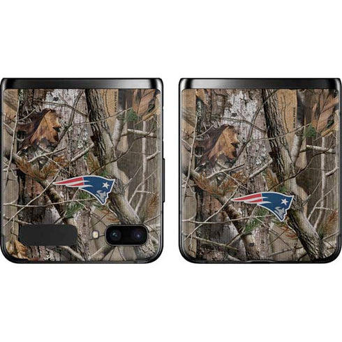 NFL New England Patriots Realtree AP Camo Galaxy Z Flip Skin
