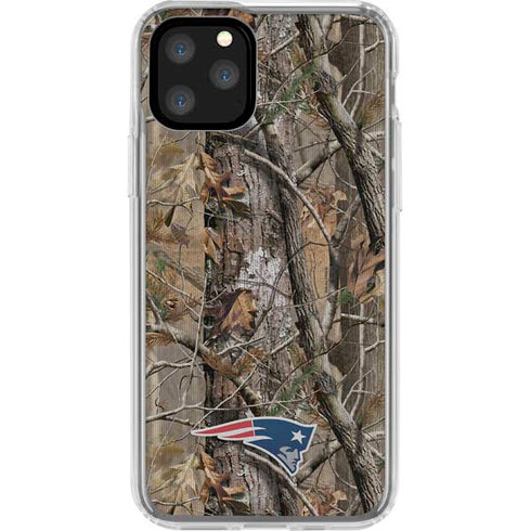NFL New England Patriots Realtree AP Camo iPhone 11 Pro Clear Case