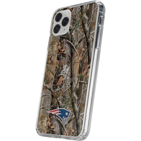 NFL New England Patriots Realtree AP Camo iPhone 11 Pro Clear Case