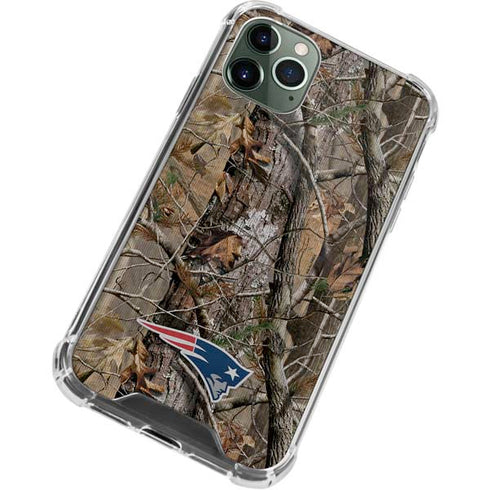 NFL New England Patriots Realtree AP Camo iPhone 11 Pro Max Clear Case