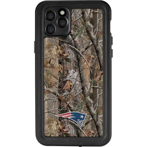 NFL New England Patriots Realtree AP Camo iPhone 11 Pro Max Waterproof Case