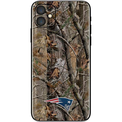 NFL New England Patriots Realtree AP Camo iPhone 11 Skin