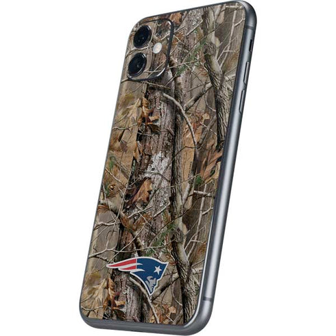 NFL New England Patriots Realtree AP Camo iPhone 11 Skin