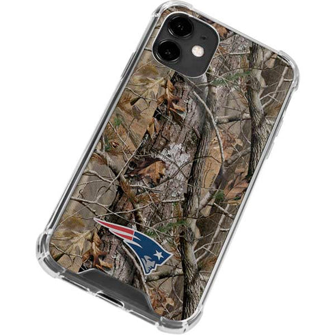 NFL New England Patriots Realtree AP Camo iPhone 12 Mini Clear Case