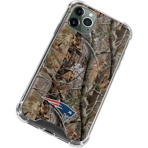 NFL New England Patriots Realtree AP Camo iPhone 12 Pro Clear Case