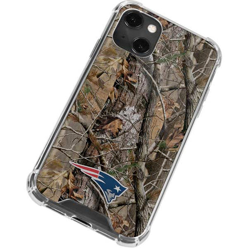 NFL New England Patriots Realtree AP Camo iPhone 14 Plus Clear Case
