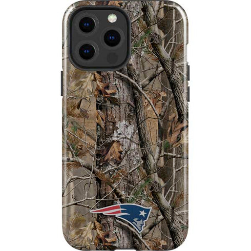NFL New England Patriots Realtree AP Camo iPhone 15 Pro Max Impact Case