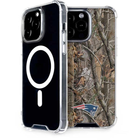 NFL New England Patriots Realtree AP Camo iPhone 15 Pro Max MagSafe Case