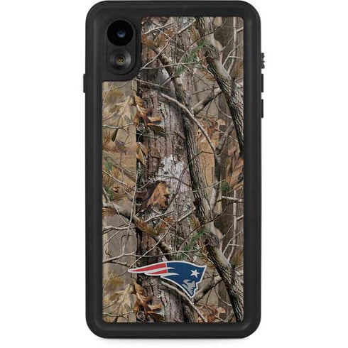 NFL New England Patriots Realtree AP Camo iPhone XR Waterproof Case