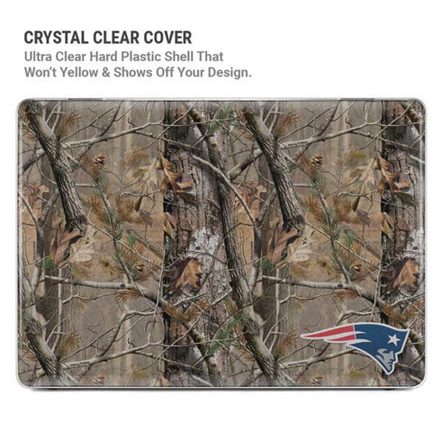 NFL New England Patriots Realtree AP Camo MacBook Air 15in (2023-2025) Case plus Skin