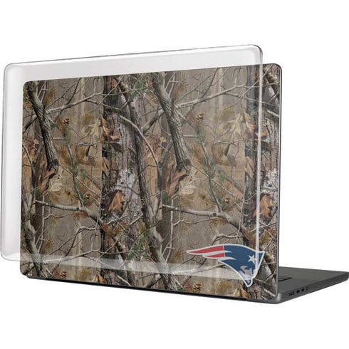 NFL New England Patriots Realtree AP Camo MacBook Pro 16in (2021-25) Case plus Skin
