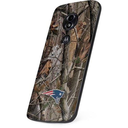 NFL New England Patriots Realtree AP Camo Moto E5 Play Skin