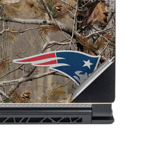 NFL New England Patriots Realtree AP Camo MSI GS65 Stealth Laptop Skin