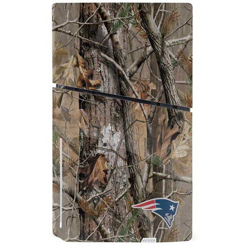NFL New England Patriots Realtree AP Camo PS5 Slim Disk Bundle Skin