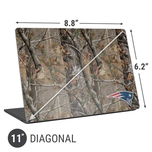NFL New England Patriots Realtree AP Camo Universal Laptop 11in (8.8 x 6.2in) Skin