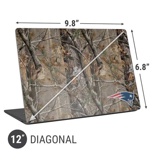 NFL New England Patriots Realtree AP Camo Universal Laptop 12in (9.8 x 6.8in) Skin