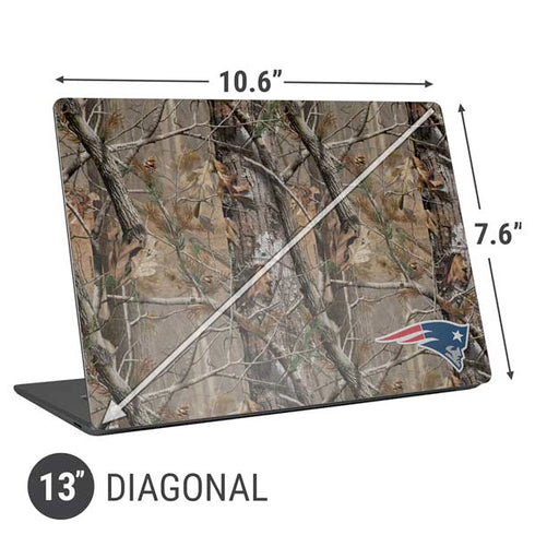 NFL New England Patriots Realtree AP Camo Universal Laptop 13in (10.6 x 7.6in) Skin