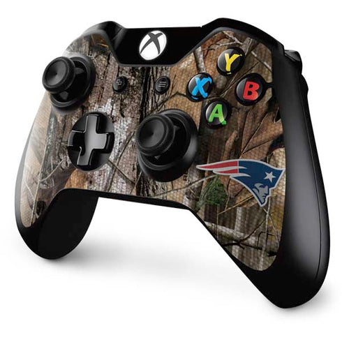 NFL New England Patriots Realtree AP Camo Xbox One Controller Skin