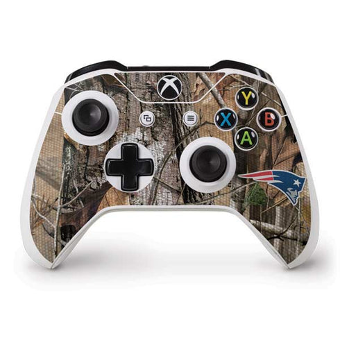 NFL New England Patriots Realtree AP Camo Xbox One S Controller Skin
