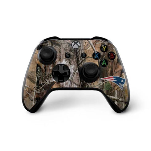 NFL New England Patriots Realtree AP Camo Xbox One X Bundle Skin