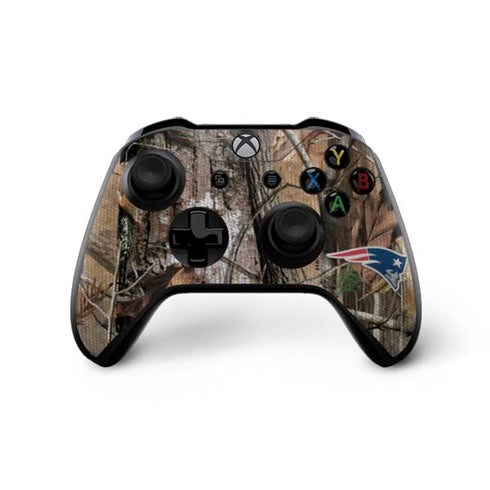 NFL New England Patriots Realtree AP Camo Xbox One X Controller Skin