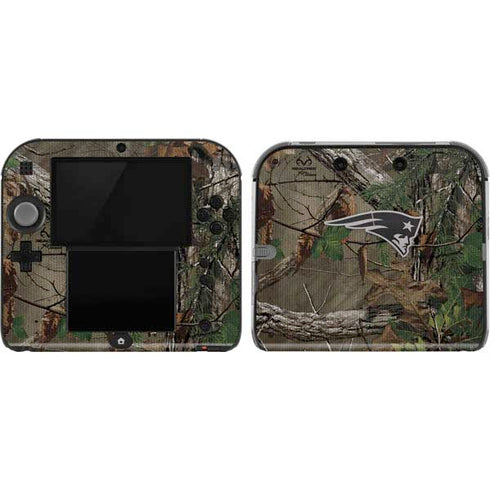 NFL New England Patriots Realtree Xtra Green Camo Nintendo 2DS Skin