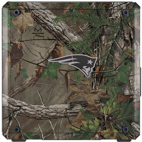 NFL New England Patriots Realtree Xtra Green Camo Cooler Master MasterBox Q300L Mini Tower Skin