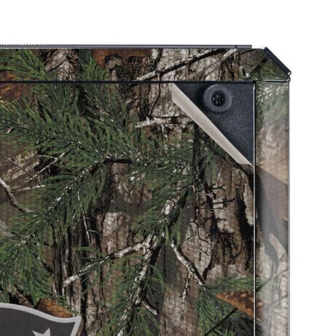 NFL New England Patriots Realtree Xtra Green Camo Cooler Master MasterBox Q300L Mini Tower Skin
