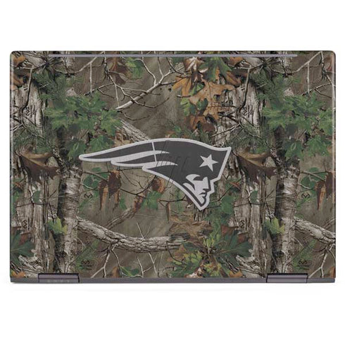 NFL New England Patriots Realtree Xtra Green Camo HP Envy Skin