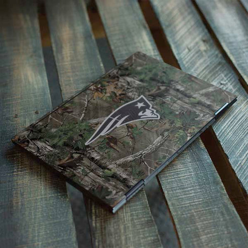 NFL New England Patriots Realtree Xtra Green Camo HP Envy Skin