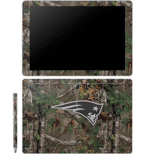 NFL New England Patriots Realtree Xtra Green Camo Galaxy Book 12in Skin