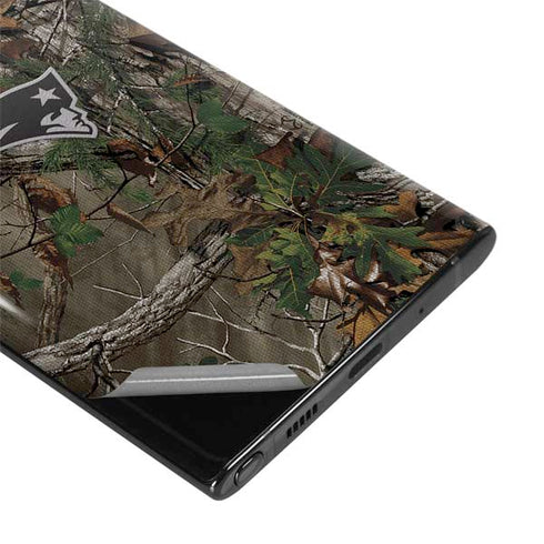 NFL New England Patriots Realtree Xtra Green Camo Galaxy Note 10 Plus Skin