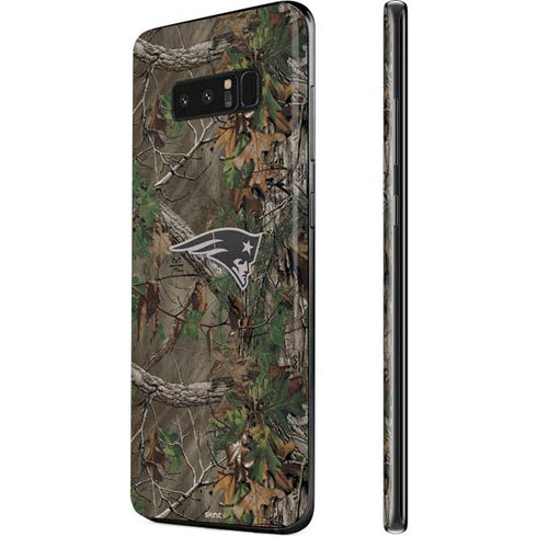 NFL New England Patriots Realtree Xtra Green Camo Galaxy Note 8 Skin