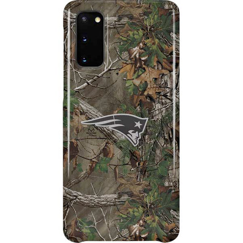 NFL New England Patriots Realtree Xtra Green Camo Galaxy S20 Lite Case