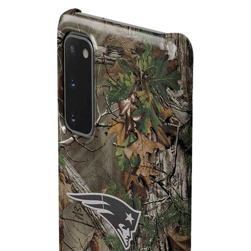 NFL New England Patriots Realtree Xtra Green Camo Galaxy S20 Lite Case