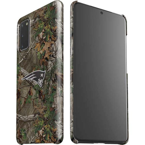 NFL New England Patriots Realtree Xtra Green Camo Galaxy S20 Lite Case
