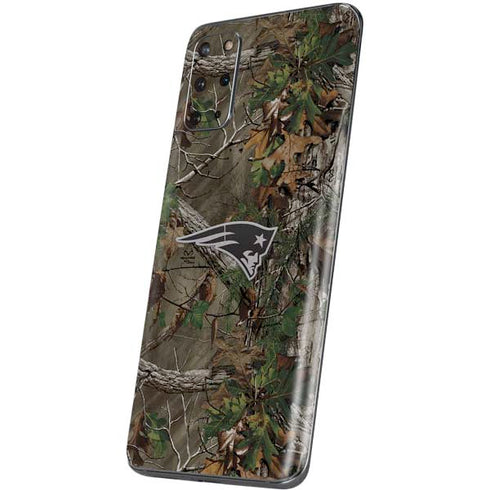 NFL New England Patriots Realtree Xtra Green Camo Galaxy S20 Plus Skin