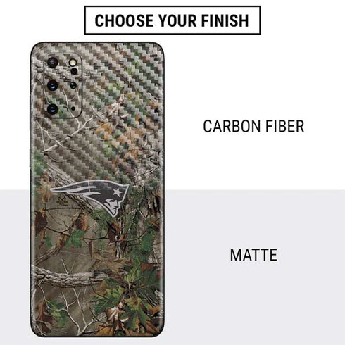 NFL New England Patriots Realtree Xtra Green Camo Galaxy S20 Plus Skin