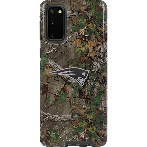 NFL New England Patriots Realtree Xtra Green Camo Galaxy S20 Pro Case