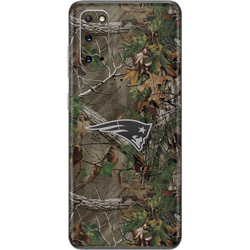 NFL New England Patriots Realtree Xtra Green Camo Galaxy S20 Skin