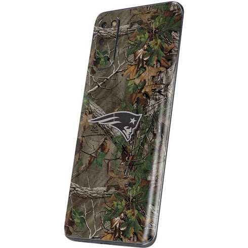 NFL New England Patriots Realtree Xtra Green Camo Galaxy S20 Skin