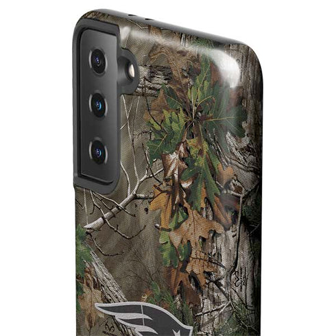 NFL New England Patriots Realtree Xtra Green Camo Galaxy S21 FE Pro Case