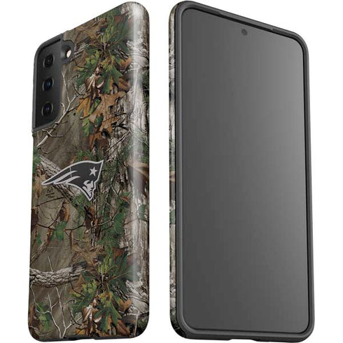 NFL New England Patriots Realtree Xtra Green Camo Galaxy S21 FE Pro Case