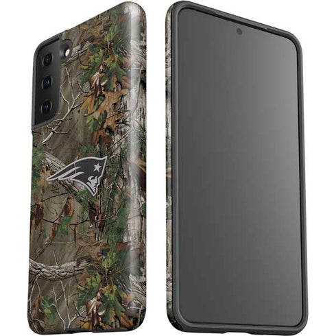 NFL New England Patriots Realtree Xtra Green Camo Galaxy S21 Plus 5G Pro Case