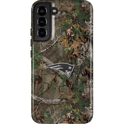 NFL New England Patriots Realtree Xtra Green Camo Galaxy S22 Plus Pro Case