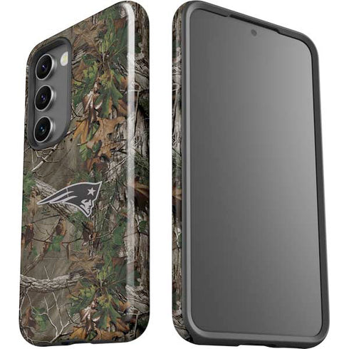 NFL New England Patriots Realtree Xtra Green Camo Galaxy S23 Pro Case
