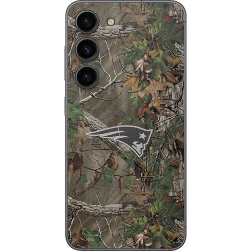 NFL New England Patriots Realtree Xtra Green Camo Galaxy S23 Skin