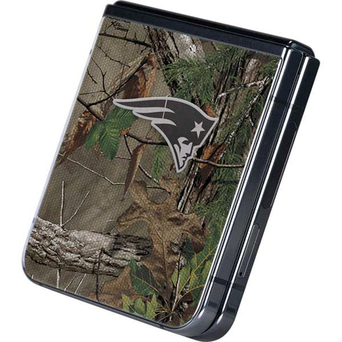 NFL New England Patriots Realtree Xtra Green Camo Galaxy Z Flip5 5G Skin